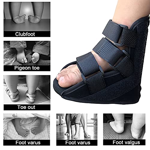 AFO Drop Foot Brace for Kids Toddler Ankle Foot Orthotics Night Splint, Baby Functional Orthotics & Foot Stabilizer, Improves Standing or Walking (10CM) - size: 10CM