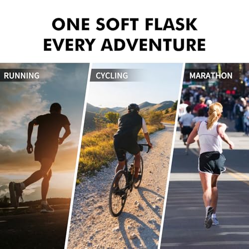 AONIJIE Running Water Bottle 2PCS Soft Flask - size: 2Pack-500ml