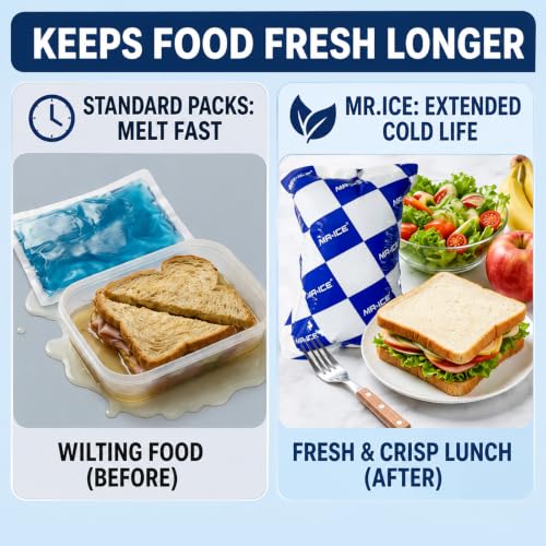 Reusable Dry Ice Packs for Shipping & Storage - Long Lasting Cold Packs for Lunch Box & Coolers - Ideal for Frozen Food & Drinks - style: 6.9" x 4.7" 15pcs