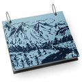 Gone For a Run BibFOLIO Race Bib Album - Mountain Sketch - 9.5x8 - color: Mountain Sketch