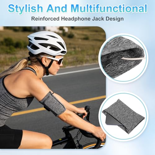 PATIKIL Sports Armband Sleeve XL Size Universal Running Holder Arm Black - color: Black, size: XL