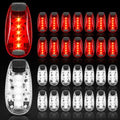 Copkim 30/60/100 Pcs LED Running Light Bulk - color: Red, White