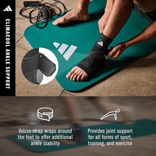 adidas Aeroready Ergonomic Compression Sleeve for Ankle, Elbow or Knee - size: Medium, style: Ankle Support