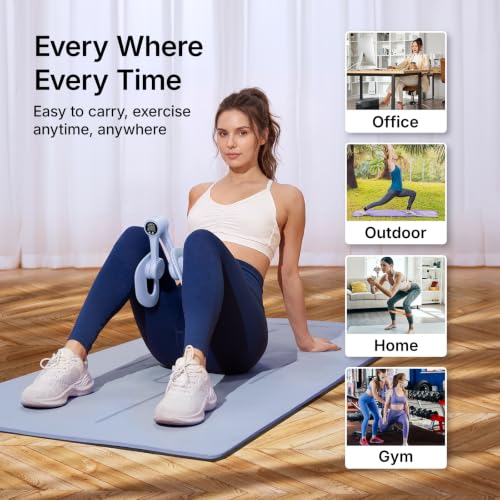 MERACH Pelvic Floor Exercise Devices, Thigh Trainer, Inner Thigh Exerciser - color: Blue