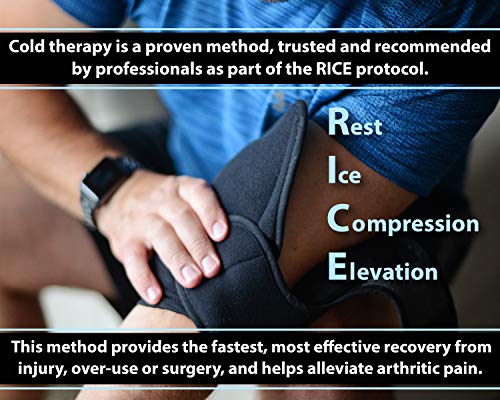 Cold & Hot Therapy System Ice Pack Wrap - Ice It MaxCOMFORT (Knee (512) Ideal for Pain Relief, Recovery from Physical Activity, and Every Day use. - from Battle Creek Equipment