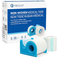 LotFancy Medical Tape, 6Rolls 2inch x 10Yards, Adhesive Hypoallergenic Surgical Paper Tapes, Wound First Aid Tape, 2 Dispensers Included - size: 2 Inch x 10 Yard (6 Pack + 2 Dispensers)