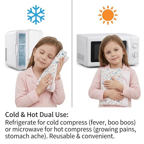 Kids Ice Pack, Ice Cooling Mat, Cold Therapy Gel Pack for Pain Relief, Muscle Soreness, Swelling, Compression After Surgery, Suitable for Shoulder Arm, Back, Hip, Knee, Shin, Foot, Physical Therapy
