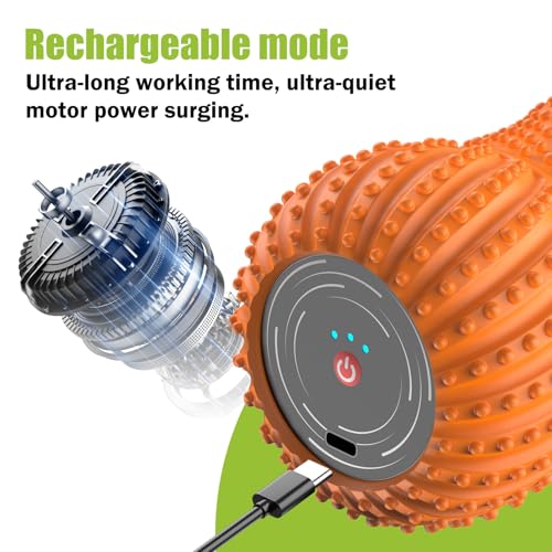 Portable Electric Muscle Massage Roller, Gray - color: Gray