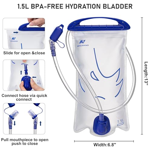 N NEVO RHINO Running Hydration Vest for Women with 1.5L Water Bladder