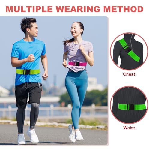 PATIKIL Reflective Belts, High Visibility Running Belt High Visibility Grow Belt Adjustable Safety Gear