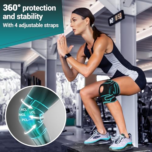 DR. BRACE ELITE Knee Brace with Side Stabilizers & Patella Gel Pads - color: Earth, size: Small