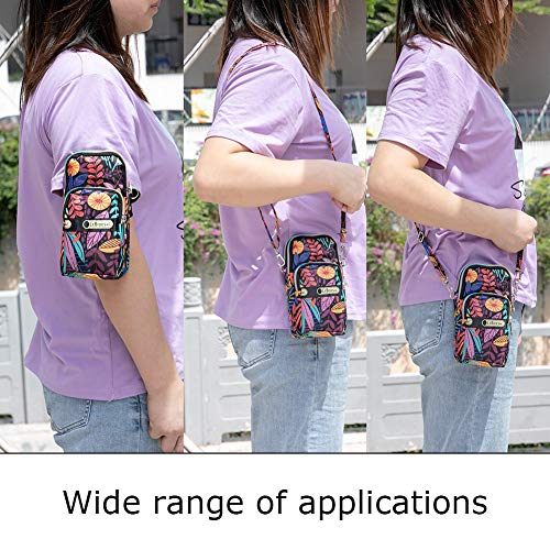 Sports Armband Outdoor Sweat-Proof Running Armbag Cross-Body Shoulder Casual Wallet Purse Gym Fitness Cell Phone Bag Key Holder for iPhone 13 Pro/ 12 Pro/Xs Max/Xr,Galaxy S10 Plus, P30 Pro (#27) - color: #27