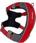EzyDog X-Link Dog Harness, No Pull Design with Front D-Ring - X-Small, Red - color: Red, size: X-Small