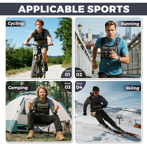 Criuage USA Patent Running Hydration Vest Backpack, Lightweight Chest Pack with 2.0L Water Bladder Bag Daypack for Hiking Running Cycling Race Marathon for Women Men - color: Camo