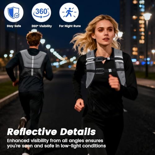Weighted Vest Woman, 6/8/12/16/20/25/30lb Weight Vest for Women Men - color: Grey, size: 16LB