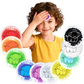 10Pack Kids Ice Packs for Injuries - Reusable Small Gel Ice Packs for Teething Pain Relief, Baby Fever Reduction, Bumps & Bruises - Flexible Cold Compress for First Aid Kit
