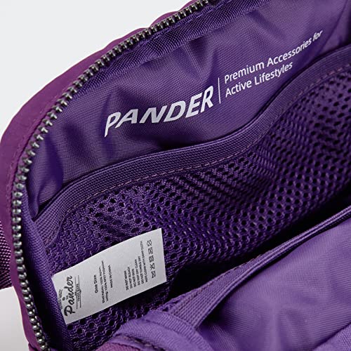 Pander Crossbody Belt Bag for Women and Men, Travel and Everyday Use - color: Dark Magenta