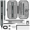 STREBITO 155 in 1 Electric Screwdriver Set, Electric Precision Screwdriver - color: Upgraded-grey