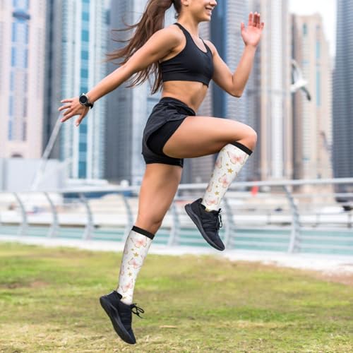 Graduated Compression Socks Knee High For Women Men Athletic - color: 21