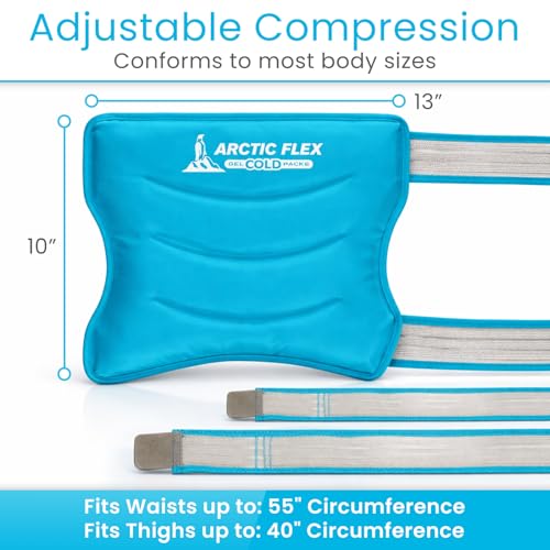 Arctic Flex Hip Ice Pack Wrap After Surgery - Pain Relief for Flexor, Hip