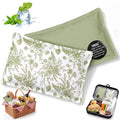 VIHOSE 2 Pcs Ice Packs for Lunch Box Bag - color: Green, style: Floral