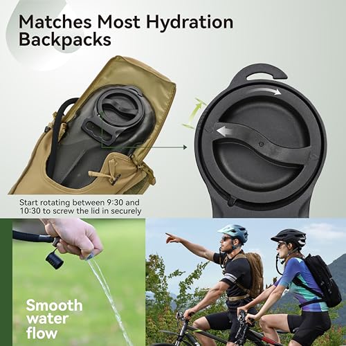 MARCHWAY Ultra Durable TPU Hydration Bladder with Insulated Tube, 2.5L/3L - color: Grey, size: 2.5L