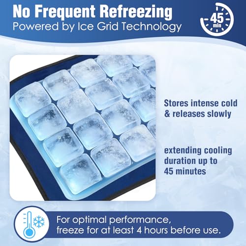 Relief Expert 45-Minute Knee Ice Pack Wrap,Long-Lasting Cold Therapy - style: 1 Pack