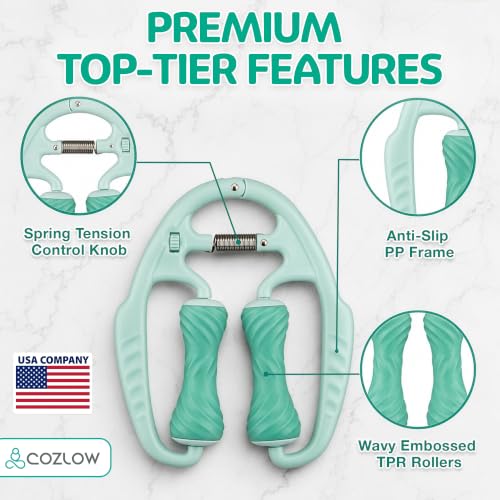 COZLOW Cellulite Massage Tool, Lymphatic Drainage Massager, Green Mist - color: Green Mist
