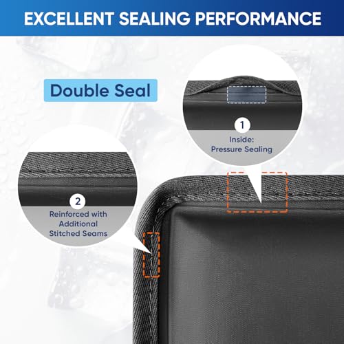 APEXUP Gel Ice Packs for Injuries Reusable, Flexible Double Sided Cold Packs for Injuries, Ice Pack for Knee, Shoulder, Back, Hip, Leg, Arm (Black, 8"x5.5", 2PK) - size: S-2PK (8"x5.5"), style: Black