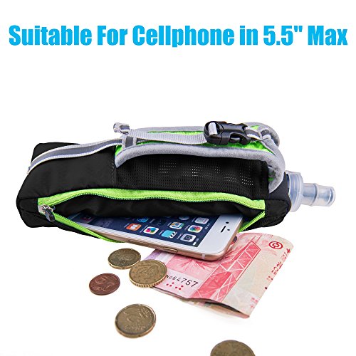 Quick Grip Chill 17 oz Handheld Soft Flask Water Bottle with Hydration Pack