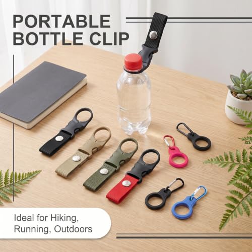 Water Bottle Clip Holder, Hanging Buckle for Backpack,Belt & Outdoor Travel