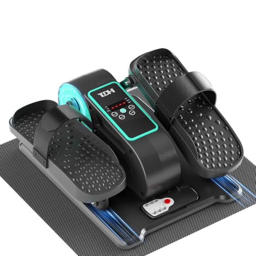 TDH Under Desk Elliptical Machine Leg Exerciser Electric - color: Green