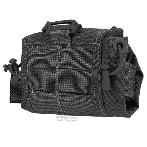 Maxpedition Mega Rollypoly Folding Dump Pouch - color: Black