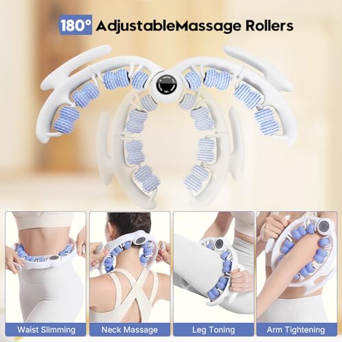 Anti-Cellulite Massage Roller with Handles for Legs & Thighs