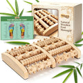 Dual Foot Massager Roller, Wooden Foot Massager, Gifts for Women and Men