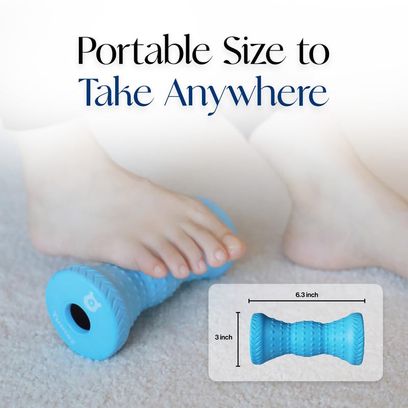 Tumaz Foot Roller for Deep Tissue Massage & Reflexology - color: Foot Roller (Original) - Sky Blue