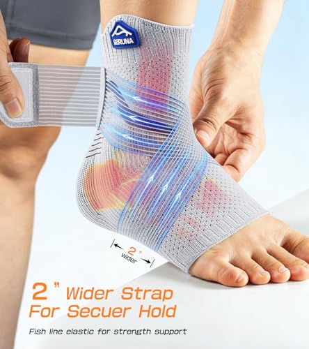 Ankle Brace with Gel Pad 3D Knit-Ankle Compression Sleeve