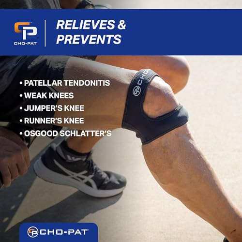 Cho-Pat Dual Action Lite, Knee Support Strap for Tendonitis, Large/X-Large - size: Large/X-Large