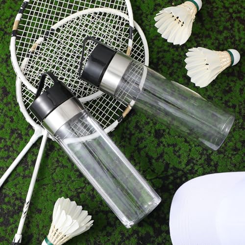 Zopeal 12 Pack Plastic Sports Bottles with Spill Proof Lids Reusable Clear 24 oz Water Bottle Bulk for Outdoor Activity Hike Camping Cycling