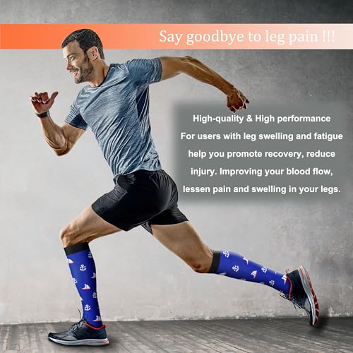 FEYHAY Copper Compression Socks (8 Pairs) 15-20 mmHg Circulation is Best Athletic & Daily for Men & Women, Running, Climbing - color: 16 Colour Mixture, size: Small-Medium