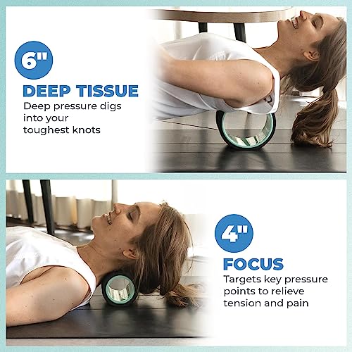 Chirp Wheel+ Foam Roller 2-Pack, Back & Neck Pain Relief, Mint - size: 2 Pack