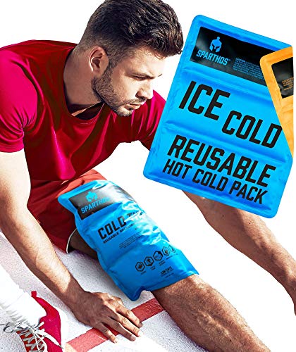 Sparthos Reusable Hot Cold Gel Ice Pack, Pain Relief - Large (Pack of 1) - size: Large, style: Pack of 1
