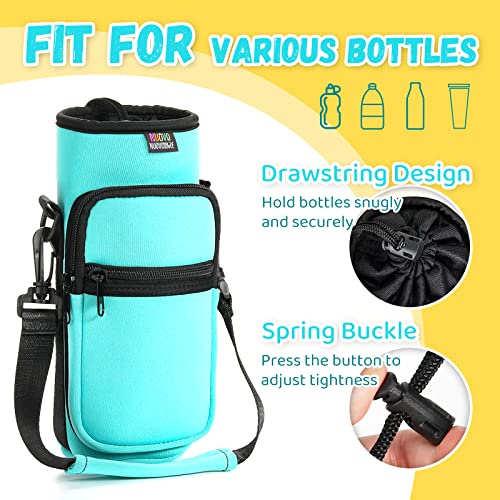 Nuovoware Water Bottle Carrier Bag, 25oz/32oz, Blue-green - color: Blue-green, size: 25-32 Ounces - Standard