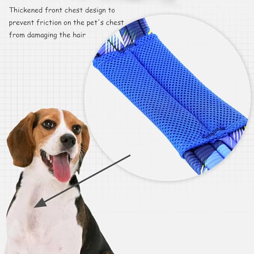 Dog Sled Harness Waterproof Nylon with Reflective Strips Durable Running Harness for Large Dogs (Green, M) - color: Green, size: M