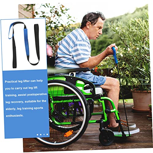 Healifty Leg Lifter Strap Blue Imitation Nylon 104.00X2.60X0.20cm - color: Blue