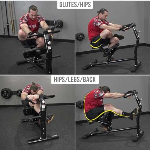 Valor Fitness Back Stretch Machine - Total Body Leg Stretching Equipment Home Gym Flexibility Therapy Workout Max Weight 350 Pounds - Straps Included