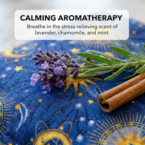 Basic Herb Pack Heating Pad, 2-Pack, Indigo - size: 2 Pack, style: Celestial Indigo