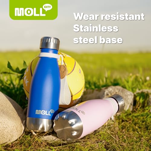 9 oz Stainless Steel Vacuum Insulated Water Bottle for Kids (Black-Silver) - color: Black-Silver, size: 9 Ounces