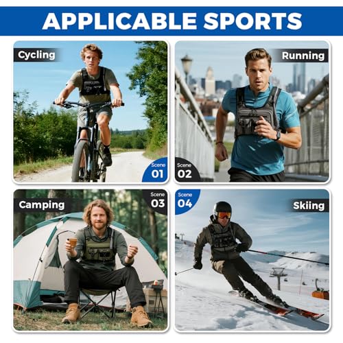 Criuage USA Patent Running Hydration Vest Backpack, Lightweight Chest Pack with 2.0L Water Bladder Bag Daypack for Hiking Running Cycling Race Marathon for Women Men - color: Black