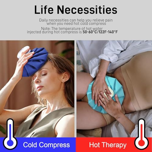 Ice Pack, Ice Bags for Injuries Reusable 2Pcs, 11" Ice Bags Hot Water Bag for Hot & Cold Therapy and Pain Relief, No-Leak Elastic Breathable Ice Bag - style: 11" Mixed